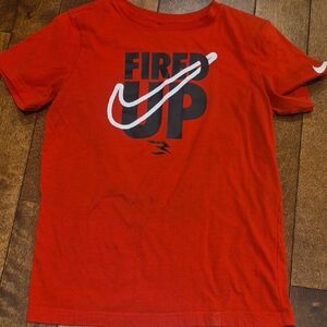 Nike Kids Red Graphic Tee